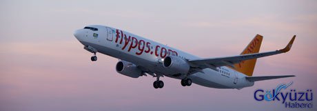 Pegasus Ercan Havaalanı na İnemedi 