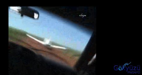 Polis aracı uçağı böyle durdurdu