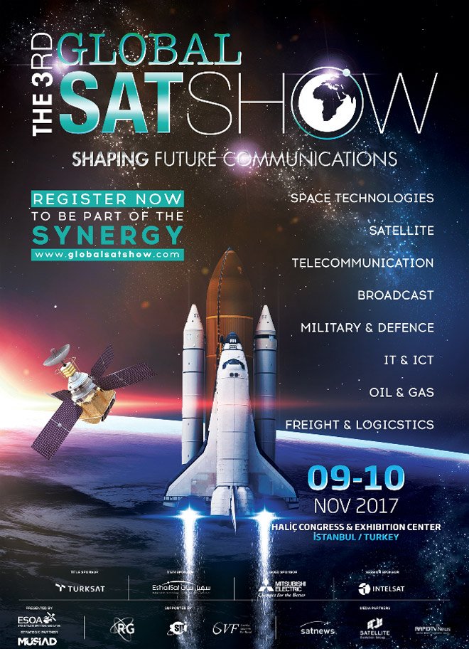 Gelecekteki iletişimleri şekillendiren 3.Global SatShow başlıyor