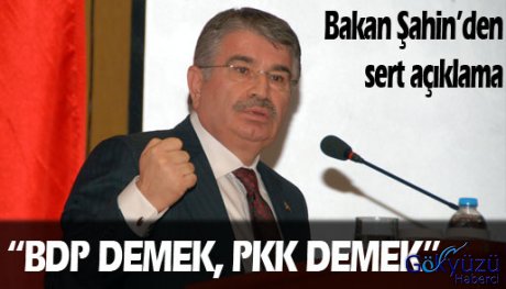 Şahin den terör açıklaması
