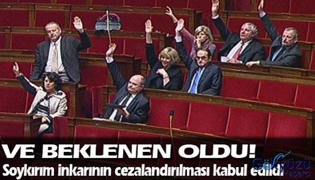 Soykırım teklifi geçti 