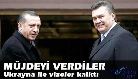 Türkiye-Ukrayna arasında vize muafiyeti