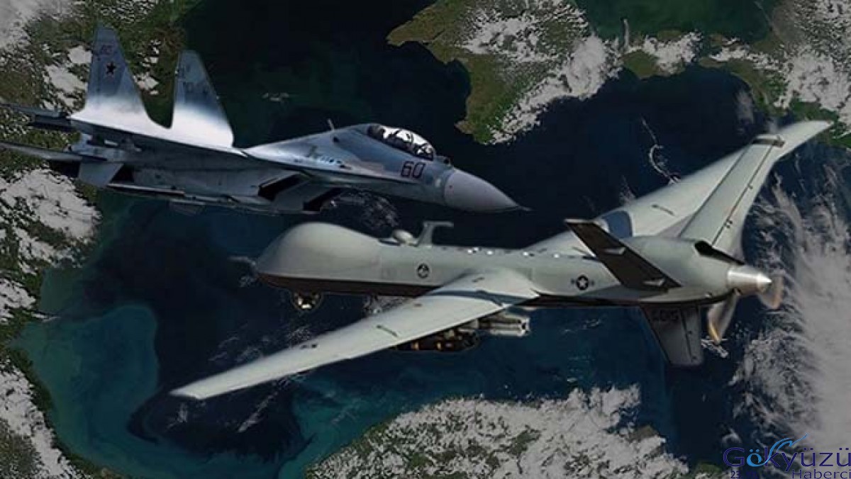 ABD drone'u ile Rus savaş uçağı çarpıştı