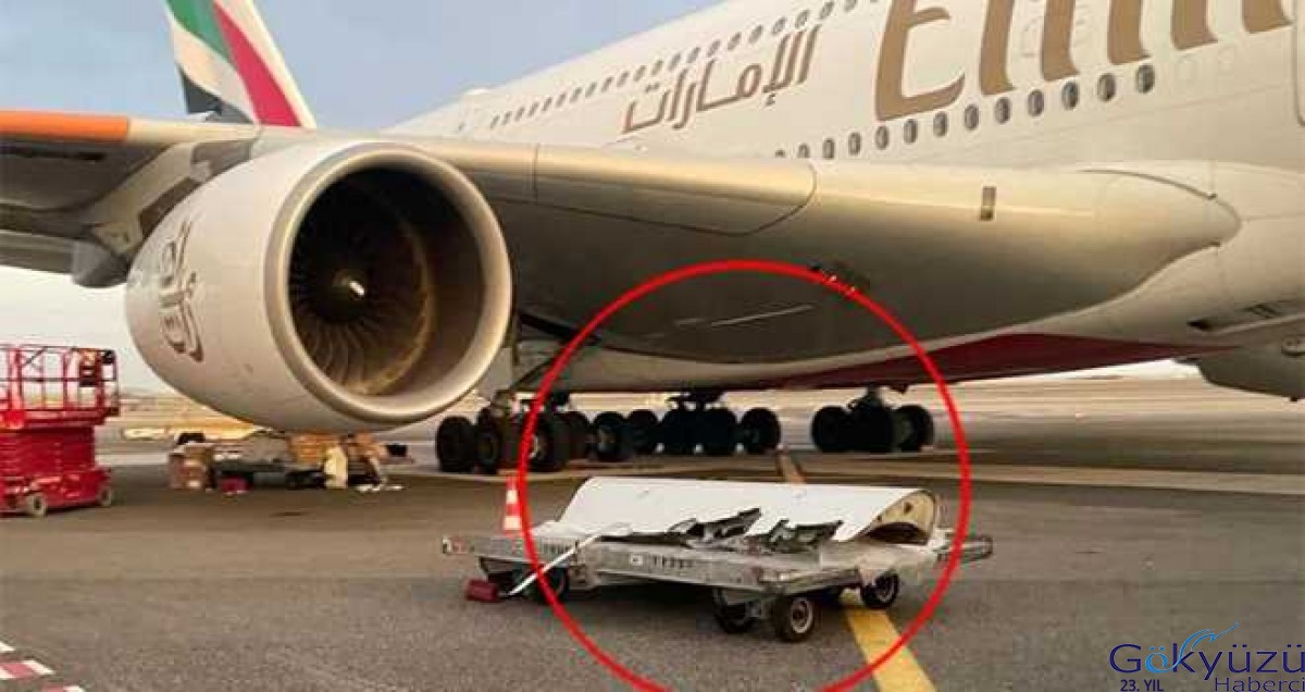 Emirates Uçağı Nice Havalimanı'nda Drone'a Çarptı!