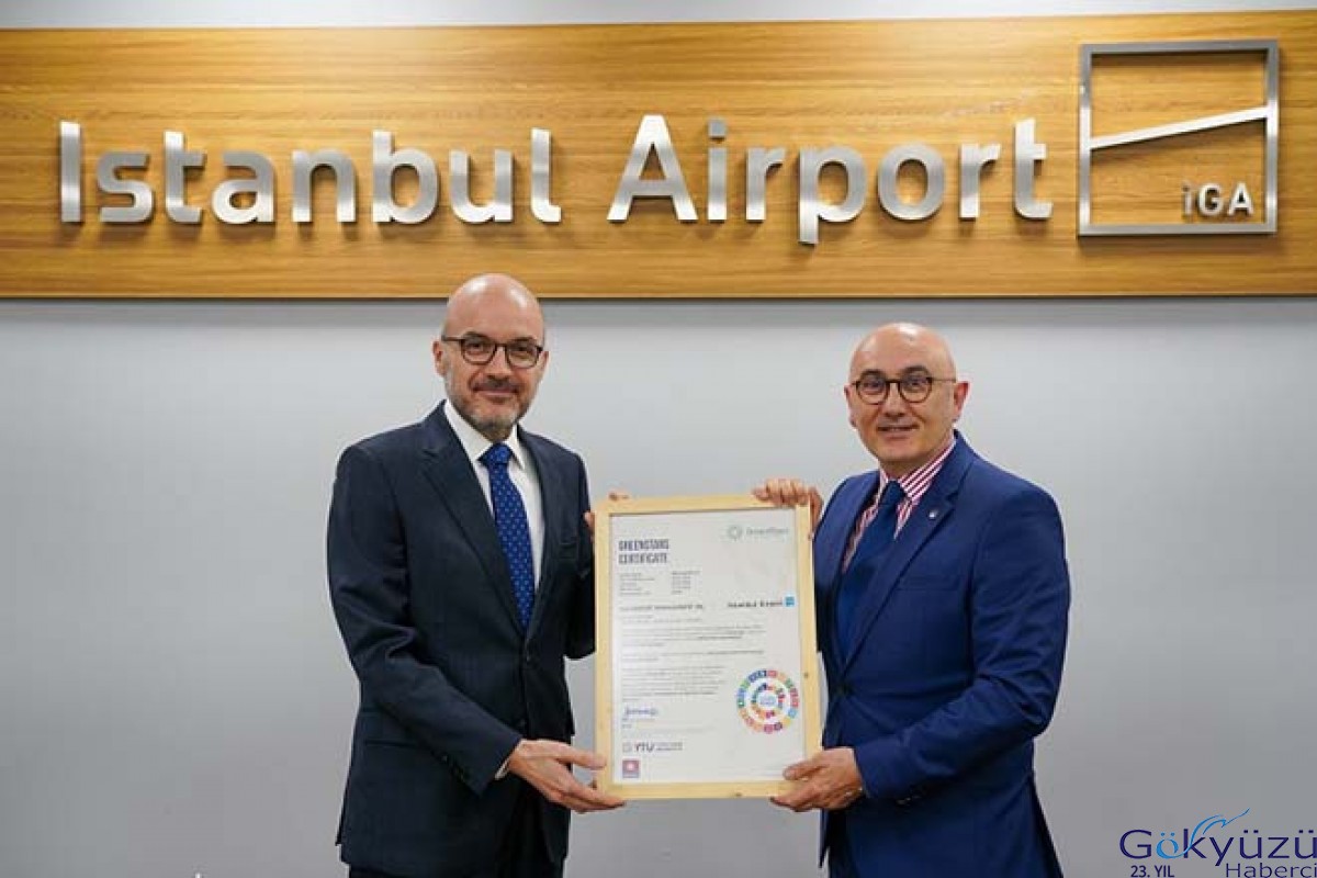 İstanbul Havalimanı'na 'Greenstars Sertifikası'