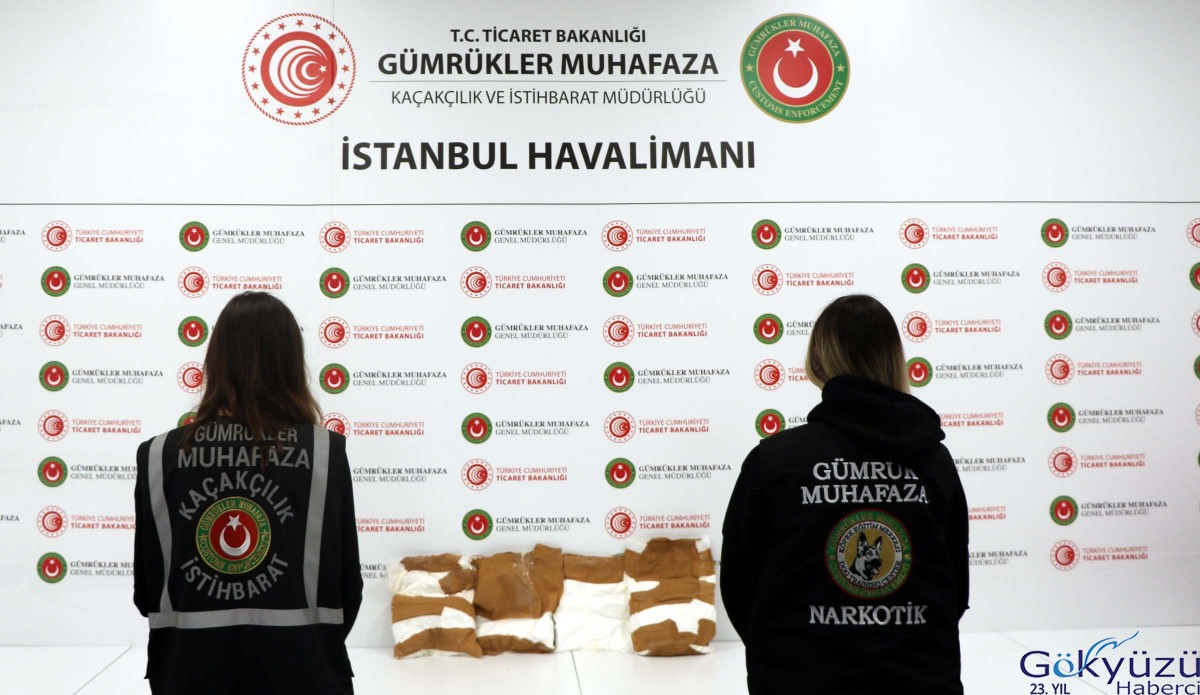 #İstanbul Havalimanı'nda uyuşturucu operasyonu