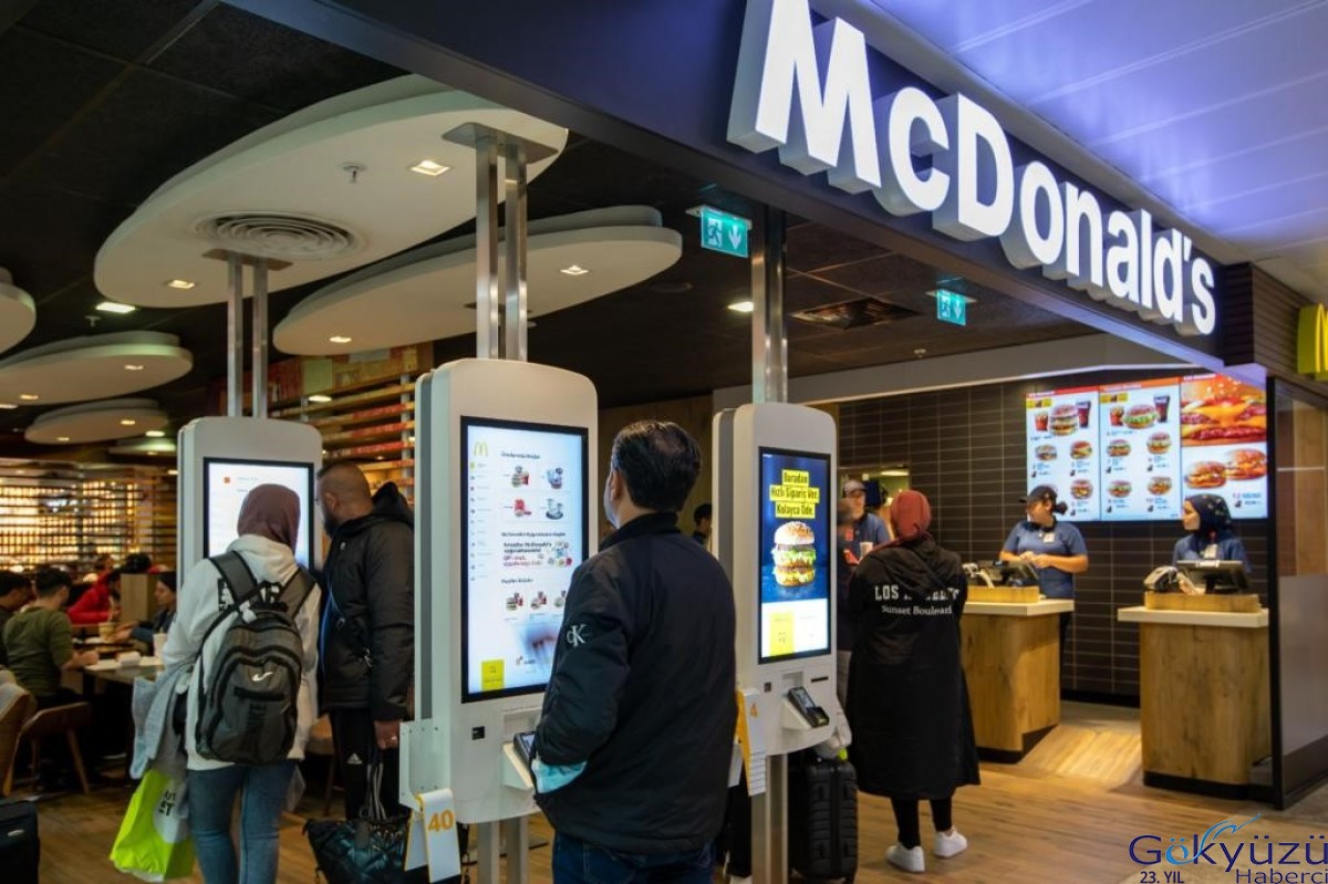 McDonald's Dijital Sipariş Sabiha Gökçen Havalimanı'nda
