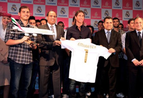 Barcelona'nın Katar Havayolları ile anlaşmasının ardından Real Madrid'in göğüs reklamı da dört yıl boyunca Emirates olacak