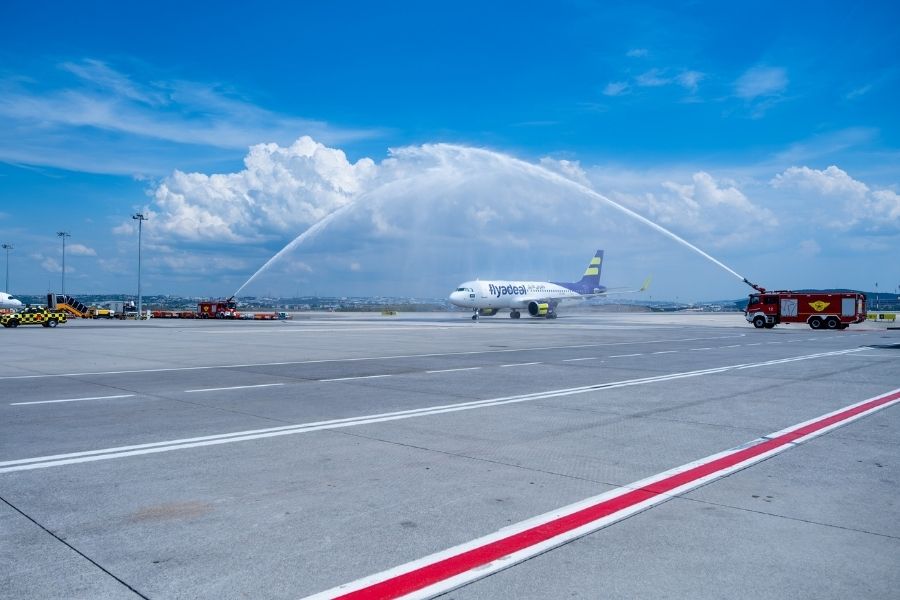 Sabiha Gökçen Havalimanı Flyadeal’ın ilk Riyad uçuşunu karşıladı